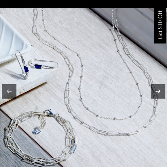 Silpada Graffetta Bracelet Silver Chain Bracelet - Picture 7 of 7